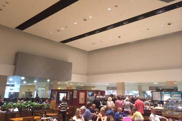 Central Square before installation